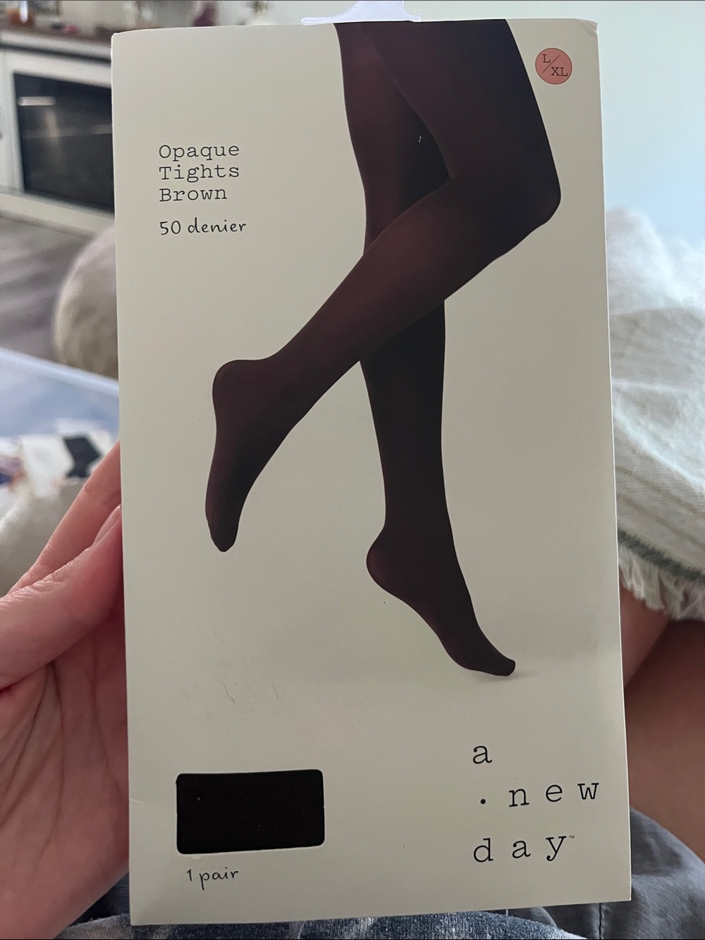 a new day Brown Opaque Tights - 50 Denier